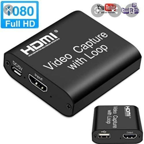 HDMI To USB 2.0 With HDMI Loop Out Capture Card 4k