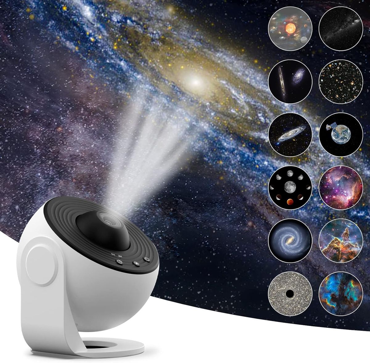 12 In 1 Planetarium Galaxy Star Projector For Bedroom Decor
