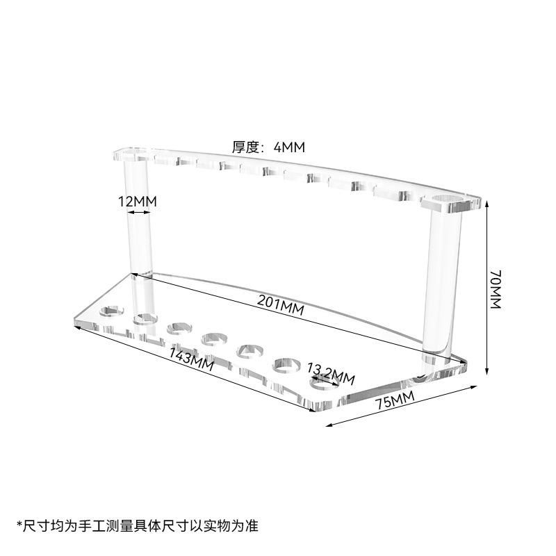 Acrylic Pen Holder Pen Display Stand Eyebrow Pencil Display Stand Painting Pen Stand ARC Pen Stand