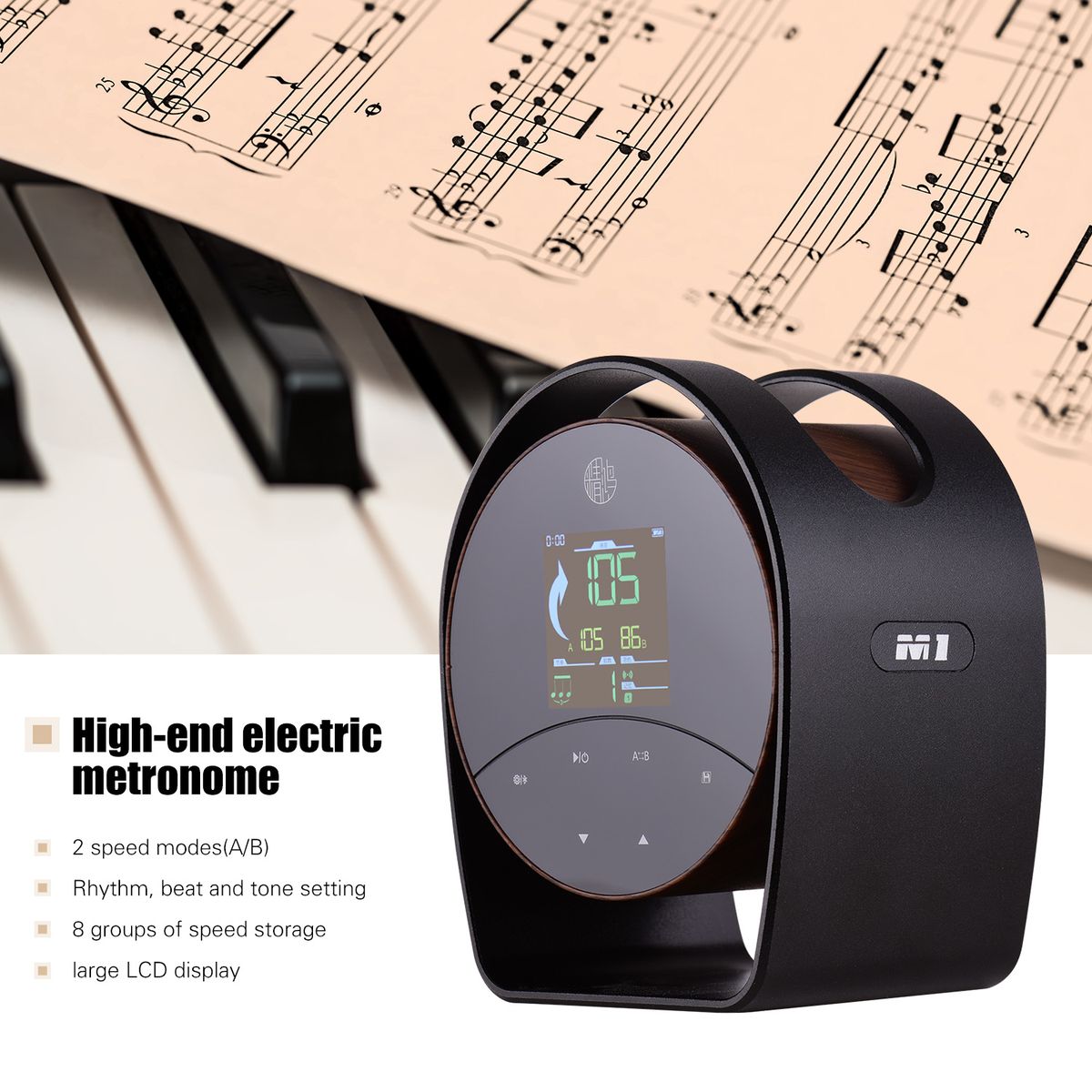 Multifunctional Metronome Changable Speed 3W Hi-Fi Wireless