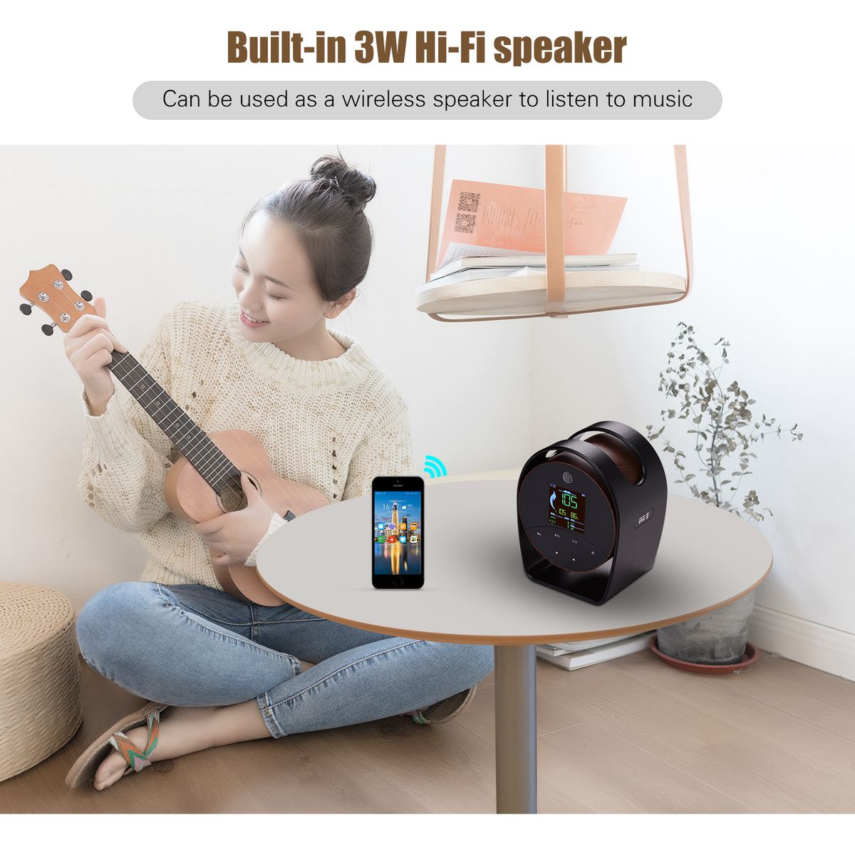 Multifunctional Metronome Changable Speed 3W Hi-Fi Wireless