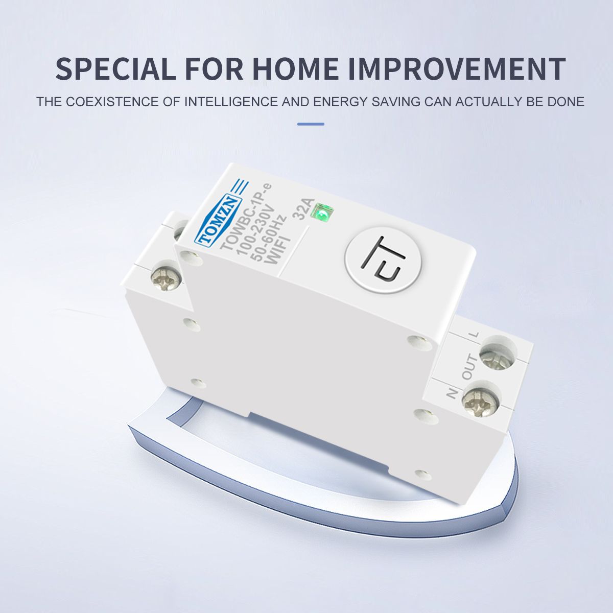 Din Rail WIFI Circuit Breaker Smart Switch Remote Control By Ewelink APP For Smart Ho