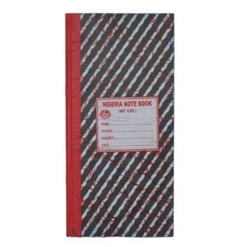 Long Hard Cover Notebook 420