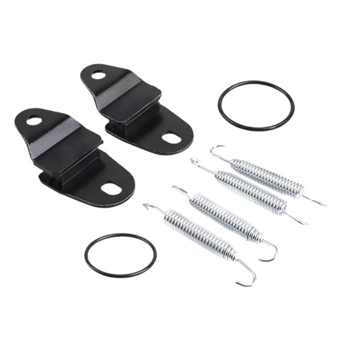2PCS Durable Exhaust Bracket Kit With SpringWasher For Yamaha 8706