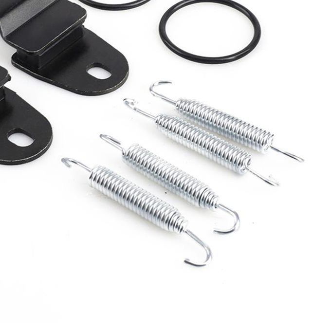 2PCS Durable Exhaust Bracket Kit With SpringWasher For Yamaha 8706