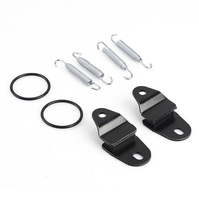 2PCS Durable Exhaust Bracket Kit With SpringWasher For Yamaha 8706