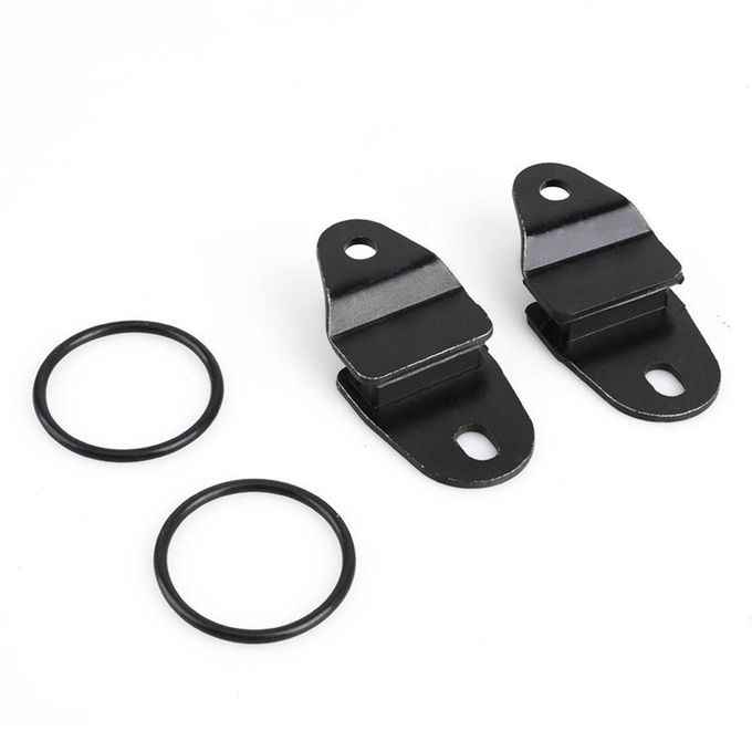 2PCS Durable Exhaust Bracket Kit With SpringWasher For Yamaha 8706