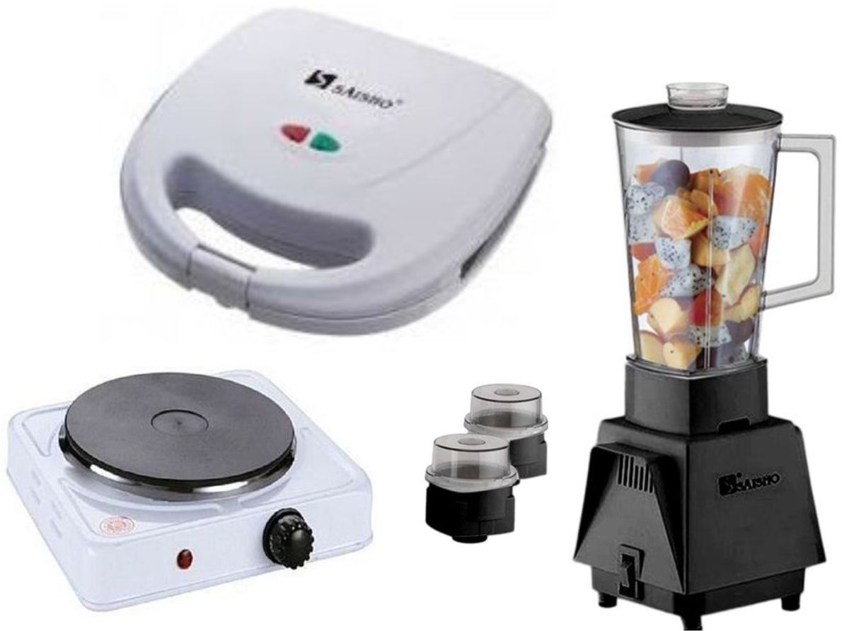 Toaster + Hot Plate Bundle + Blender