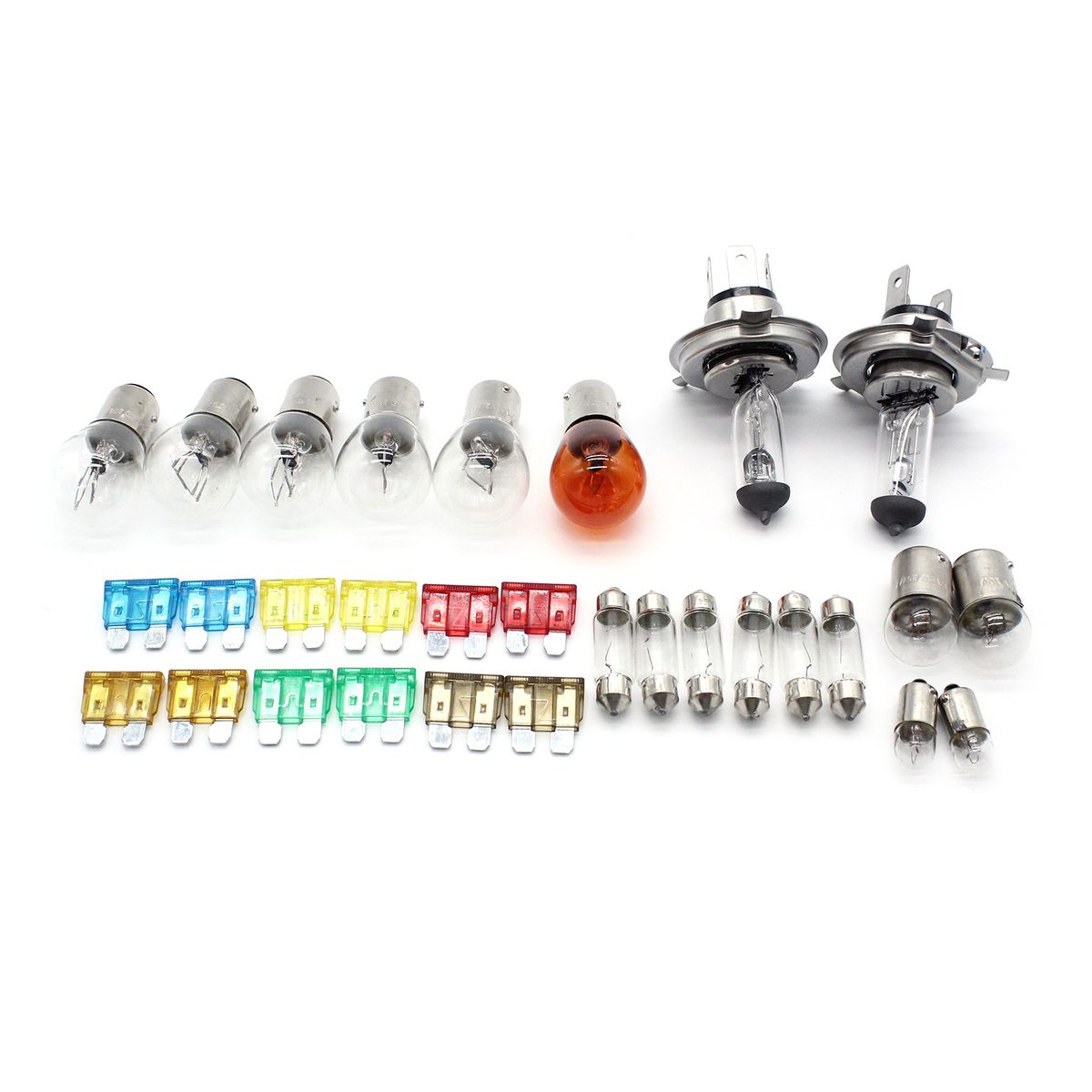 H4/H7 Emergency Light Bulb Fuse Car Kit Spares 30 Pcs 233