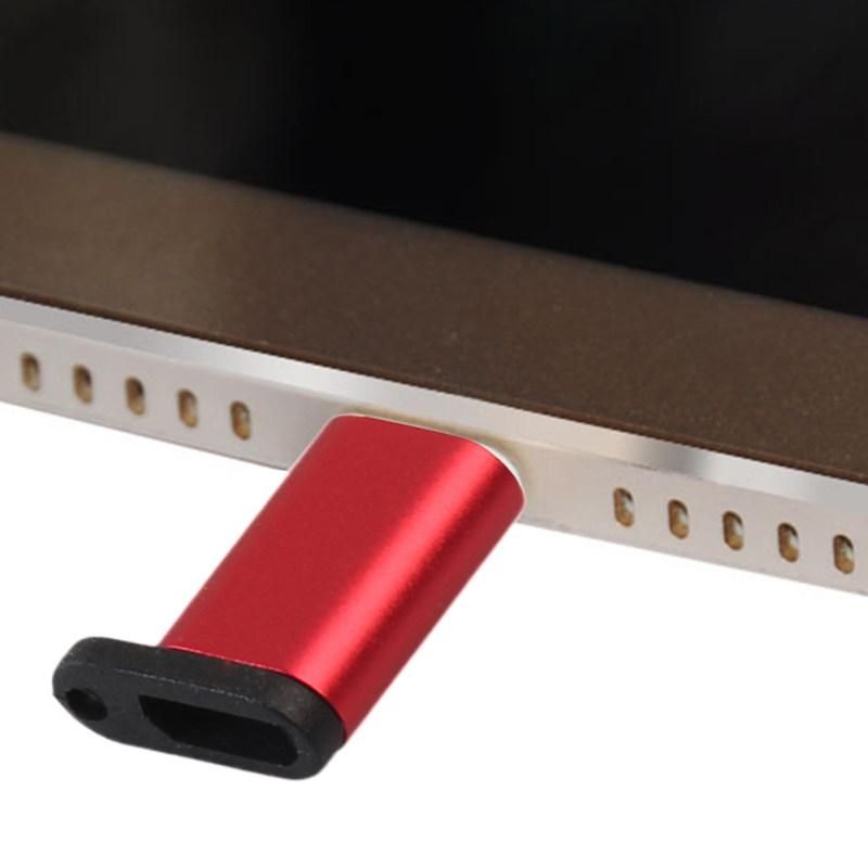 Micro USB Female to Male USB Type C Convert Connector-Grey
