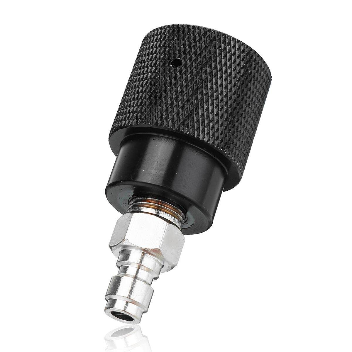 CO2 Refill Adapter Air Compressed Can Outlet/Refill Station Adapter Black Kit
