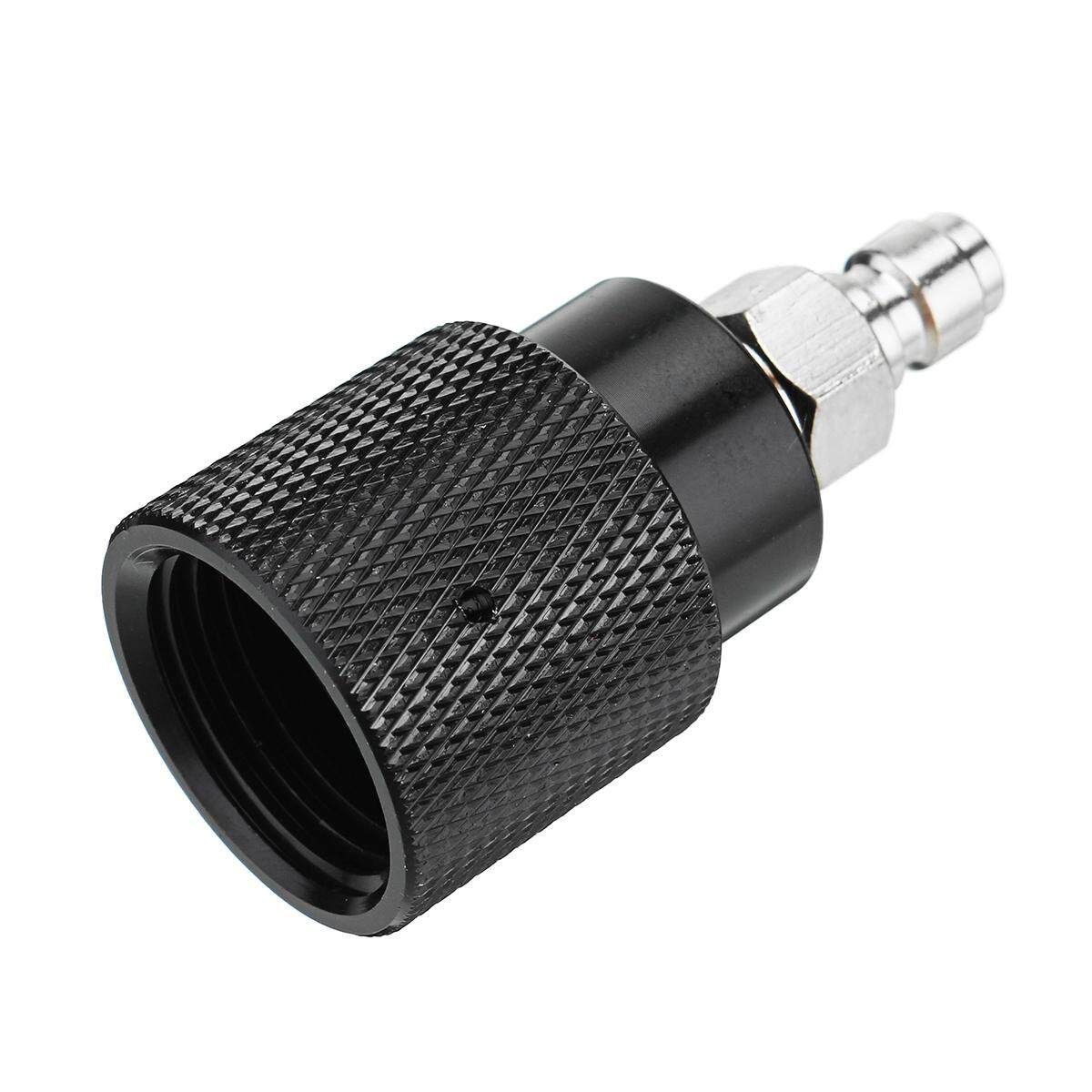 CO2 Refill Adapter Air Compressed Can Outlet/Refill Station Adapter Black Kit