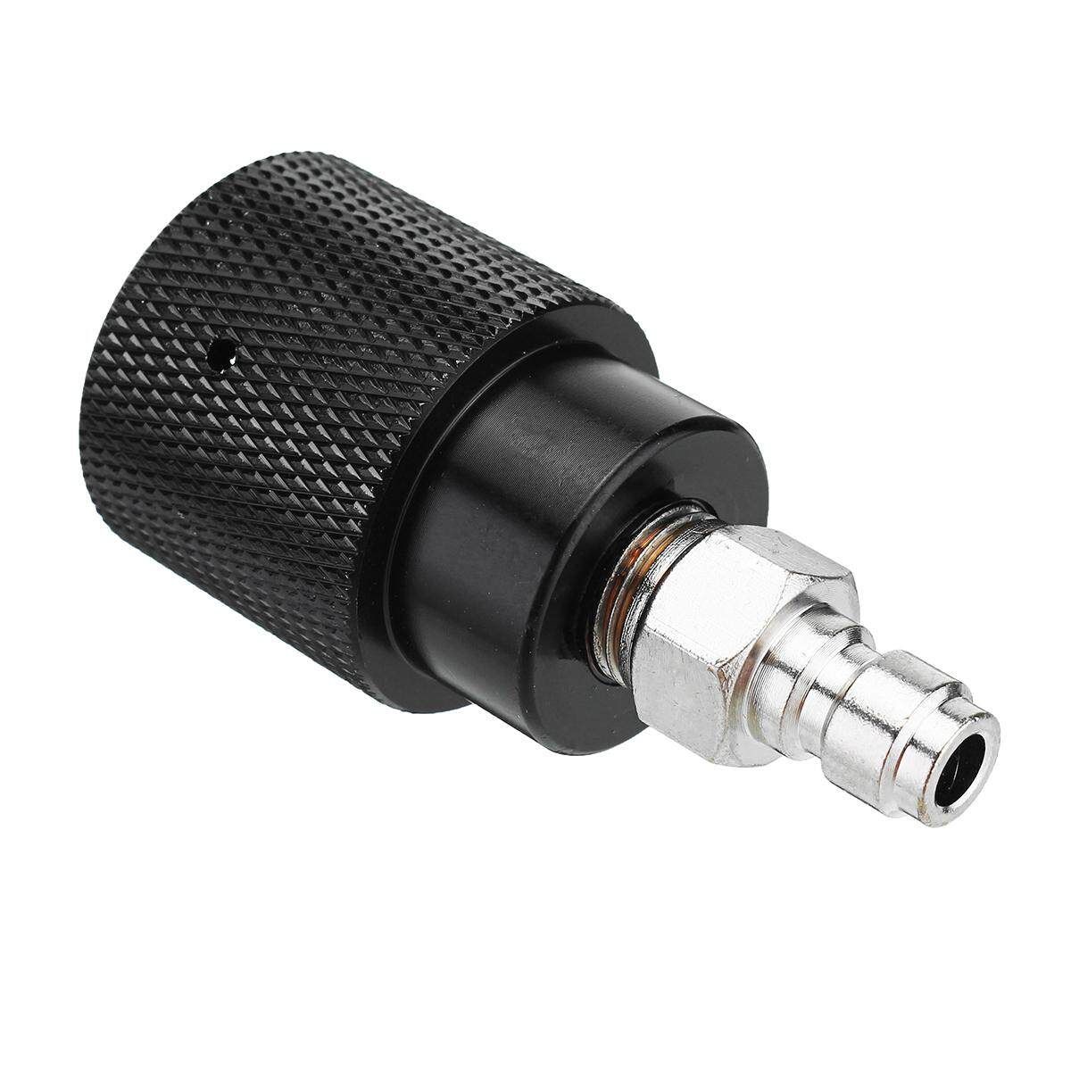 CO2 Refill Adapter Air Compressed Can Outlet/Refill Station Adapter Black Kit