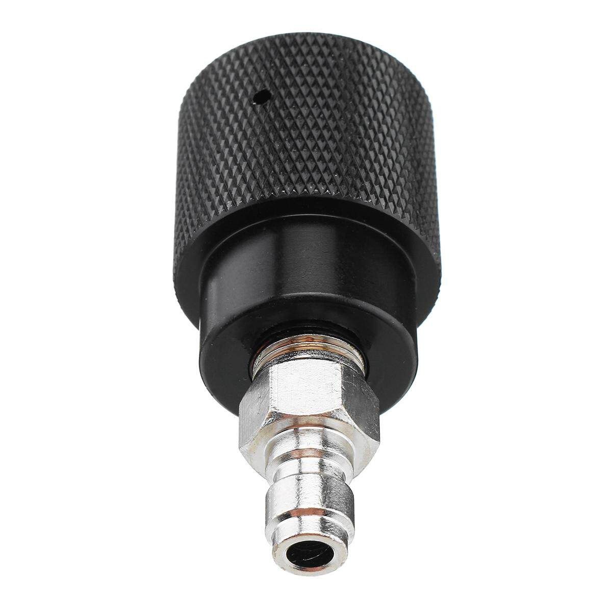 CO2 Refill Adapter Air Compressed Can Outlet/Refill Station Adapter Black Kit