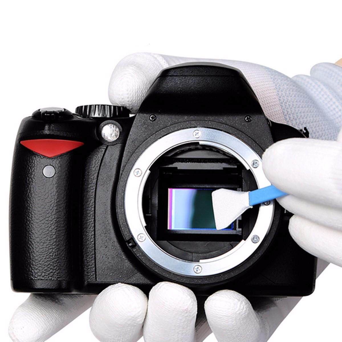 10PCS/Set APS- Sensor Cleaning Swabs Kit For DSLR Lens Digital Camera Phone Black