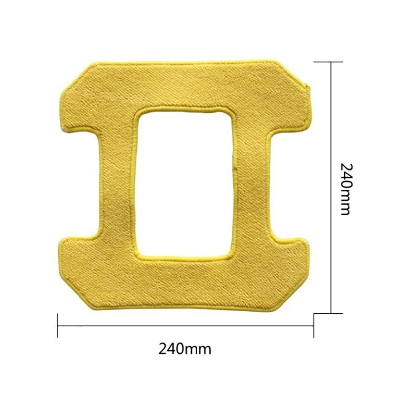 10Pcs Rubbing Mop Pads for 298 Window Cleaning Robot Accessories Microfiber Material Wet CleaningDry