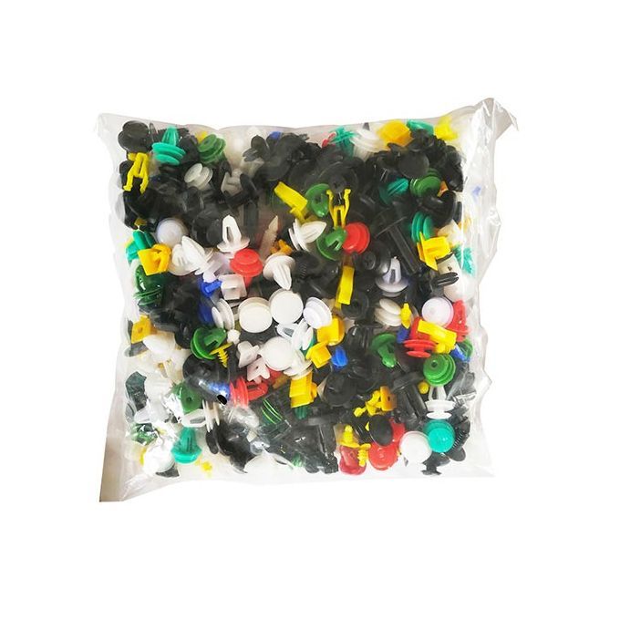 Car Buckle 200pcs Mixed Plastic Clip Fixing Buckle Door Plate Buckle Screw Rivet