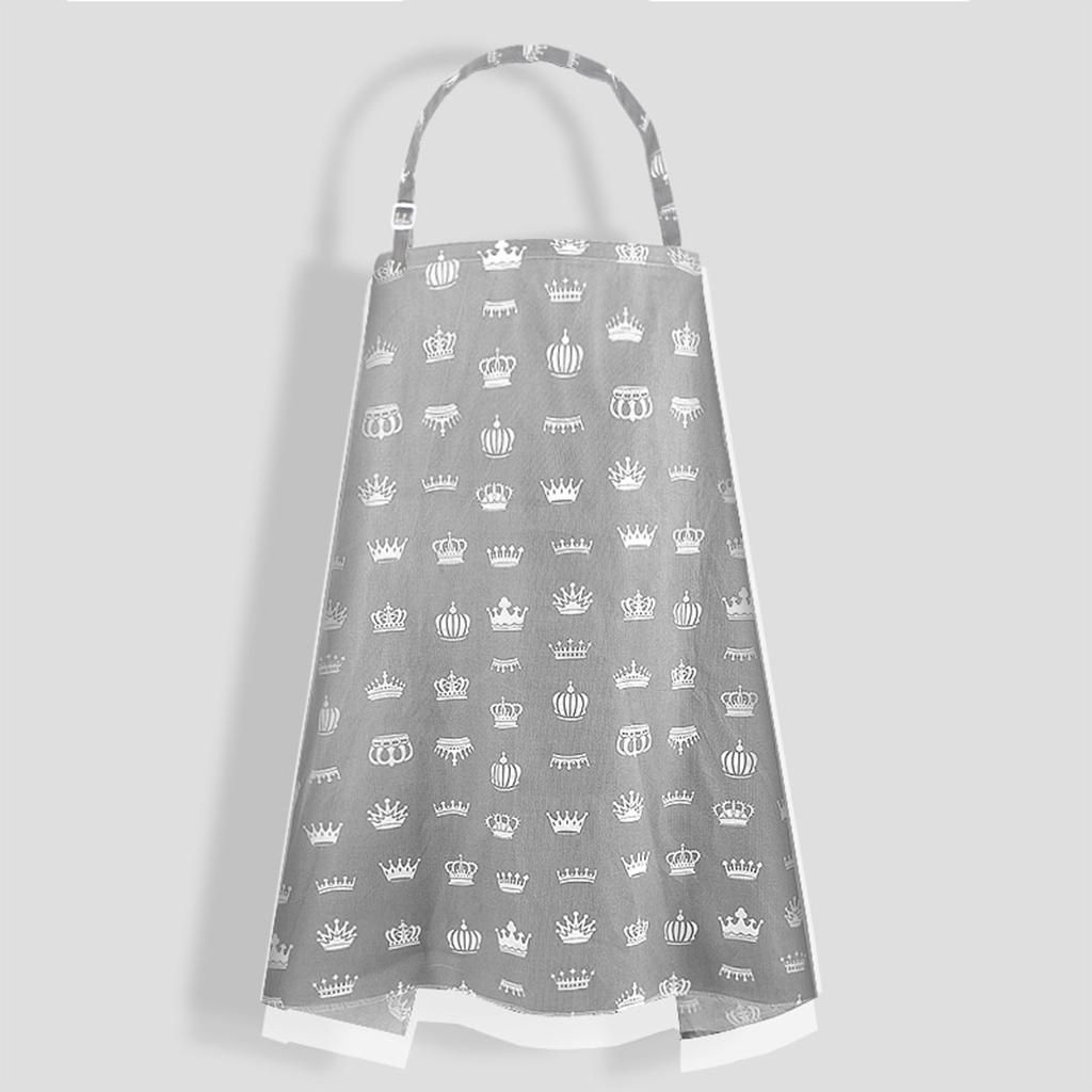 Nursing Covers Soft Adjustable Breathable  Privacy For Crown Grey