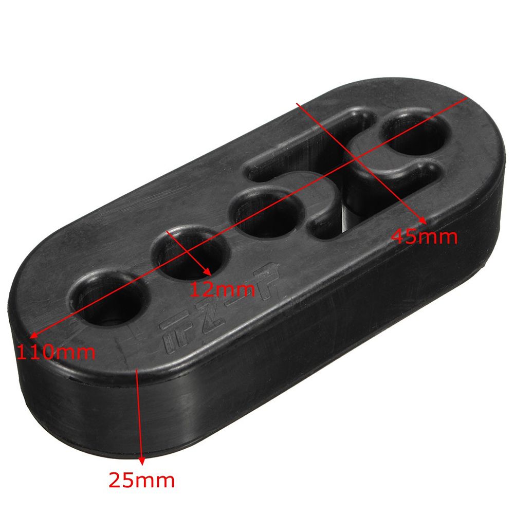 2pcs 4 Holes Car Vehicle Universal Exhaust Pipe Mounting