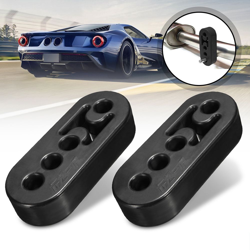 2pcs 4 Holes Car Vehicle Universal Exhaust Pipe Mounting