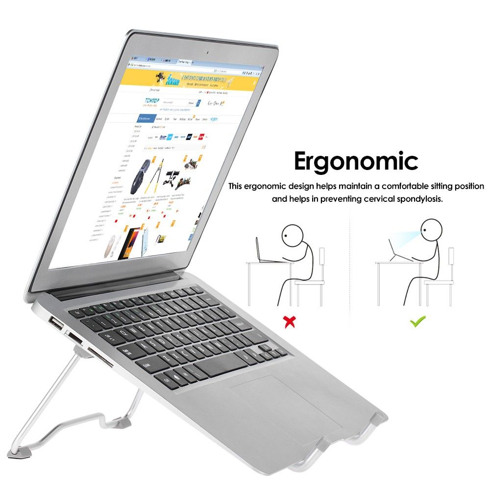 Portable Foldable  Adjustable Notebook Holder Desktop