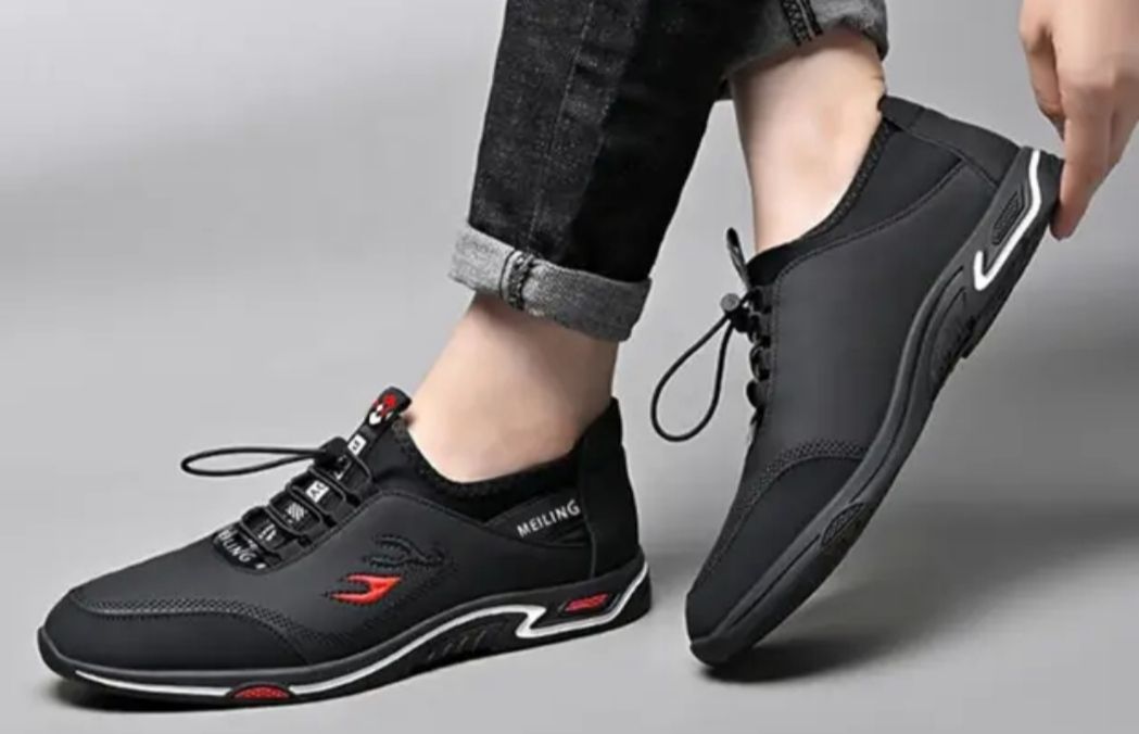 BLACK SMART MEN SNEAKER