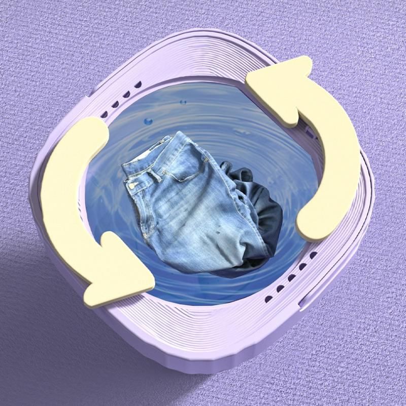 Folding WashingMachine Underwear Pantyhose Ultrasonic Washer