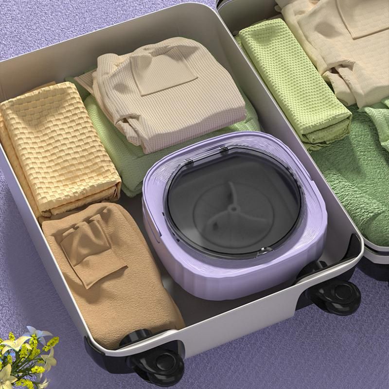 Folding WashingMachine Underwear Pantyhose Ultrasonic Washer