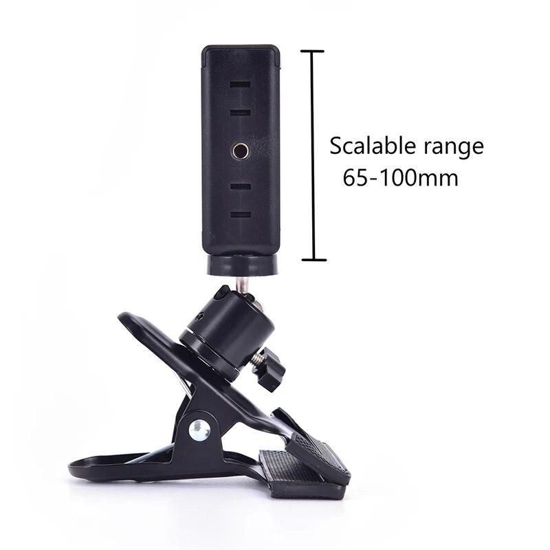 Guitar Head Clip Mobile Phone Holder Live Broadcast Bracket Stand Tripod Clip Head For iPhone 11 X Support Desktop Music Holder