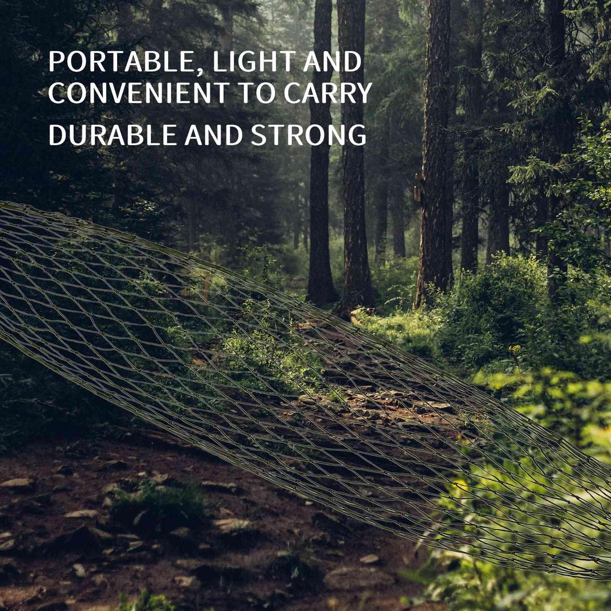 Portable Outdoor Sport Hammock Outdoor Camping Hammock Mesh Net for Garden Beach Yard Travel Garden Swing Hanging Bed