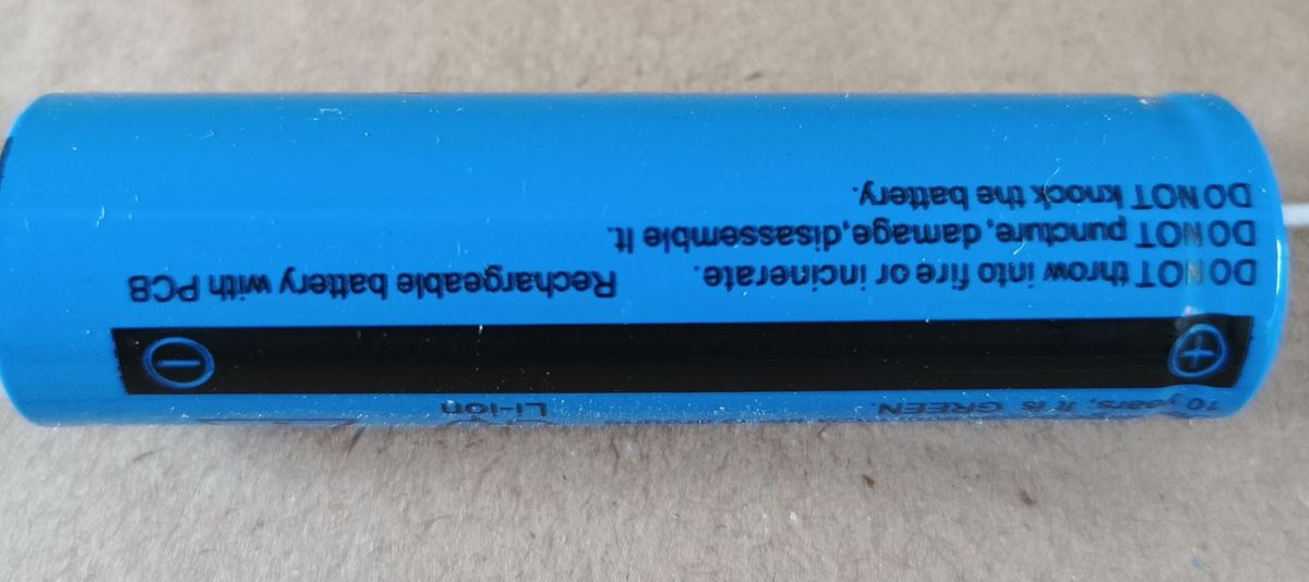 18650 5000MAH 3.7V Rechargeable Lithium-ion Battery - 2Pcs