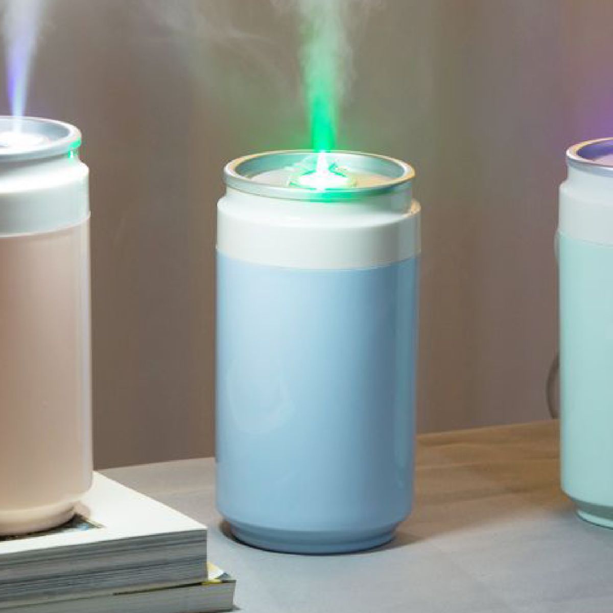 Mini Car Humidifier Automatic Power-off LED USB-Pink
