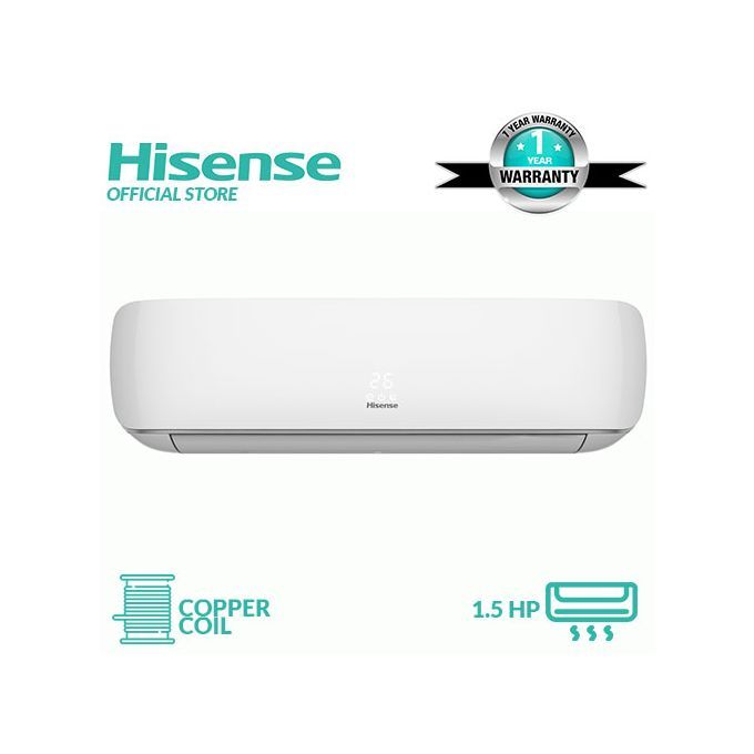 1.5HP SPLIT COPPER AIR CONDITIONER- White