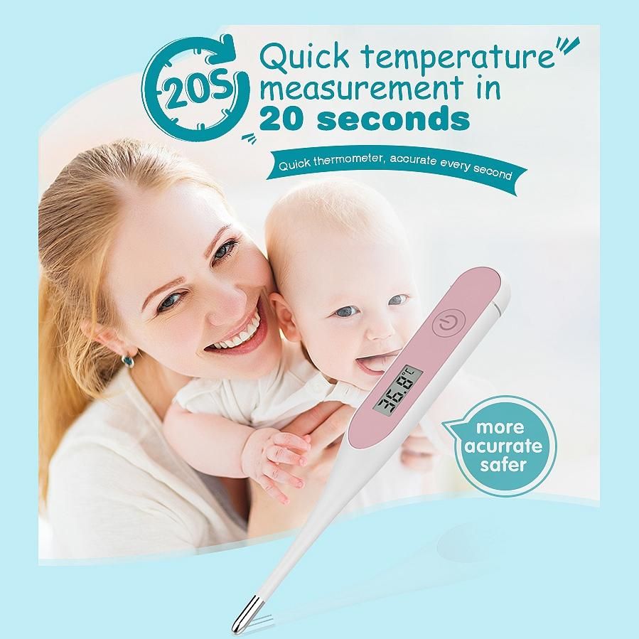 Digital Thermometer, Rapid Reading of Adult Children's Body