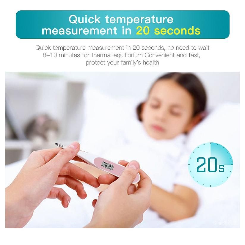 Digital Thermometer, Rapid Reading of Adult Children's Body