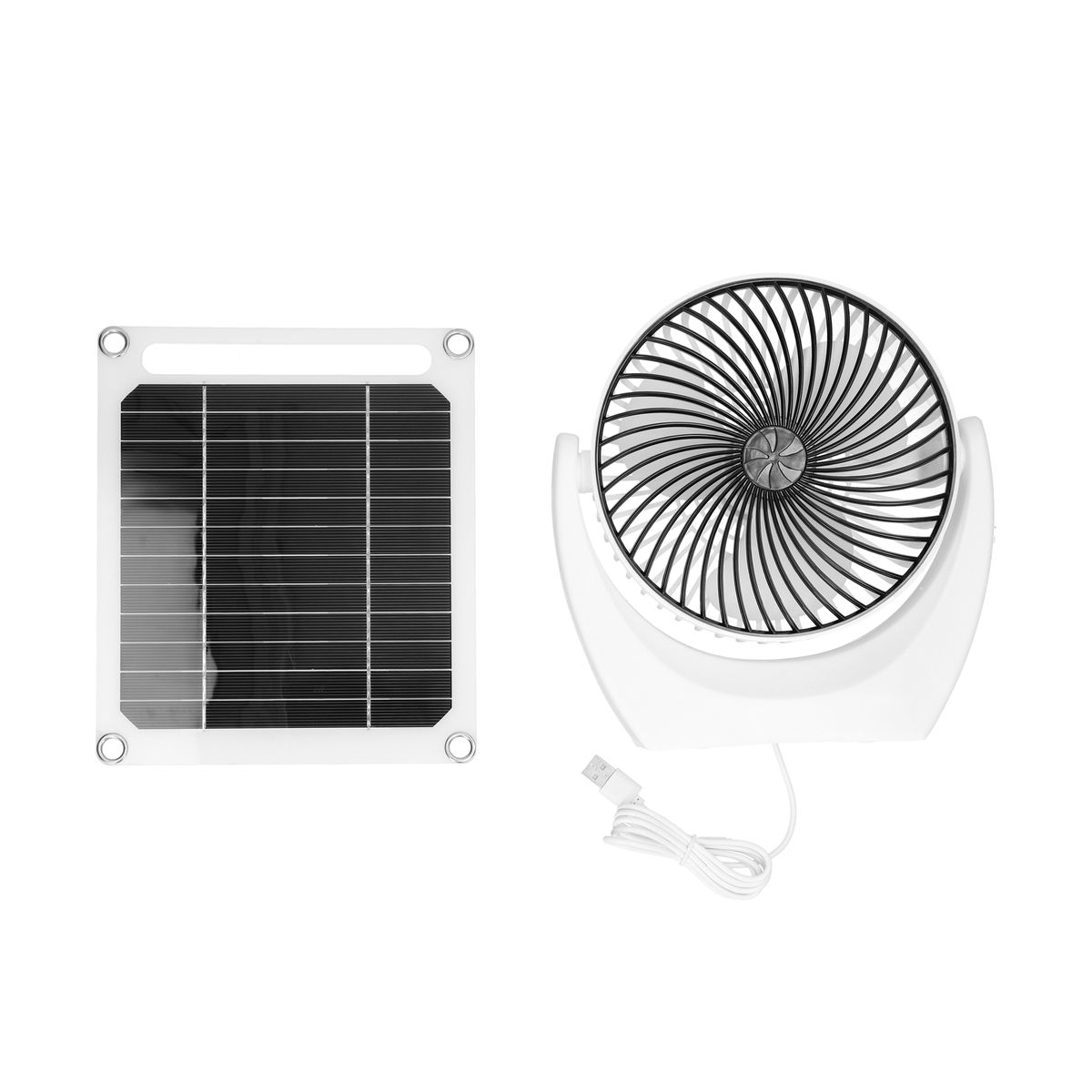 Portable 6W Solar Powered Fan Set Solar Panel
