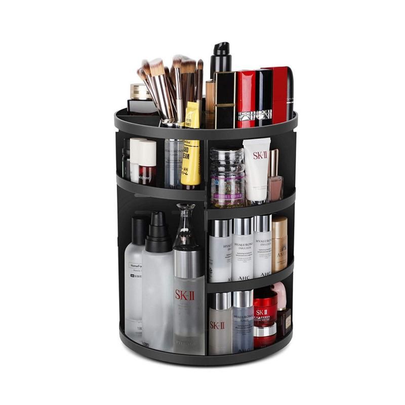 Makeup Organizer 360 Degree Rotating Cosmetic Storage Case (