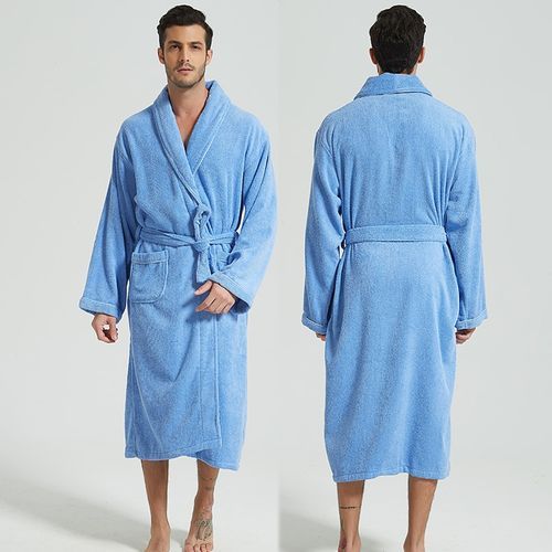 Luxury Fluffy Men Bathrobe