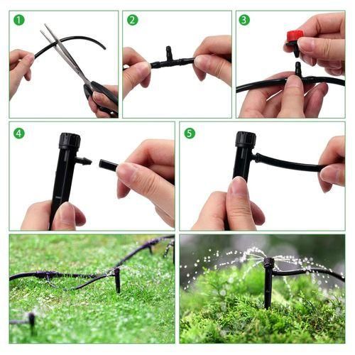 151Pcs Irrigation Kit, 25M Mini Drip Irrigation