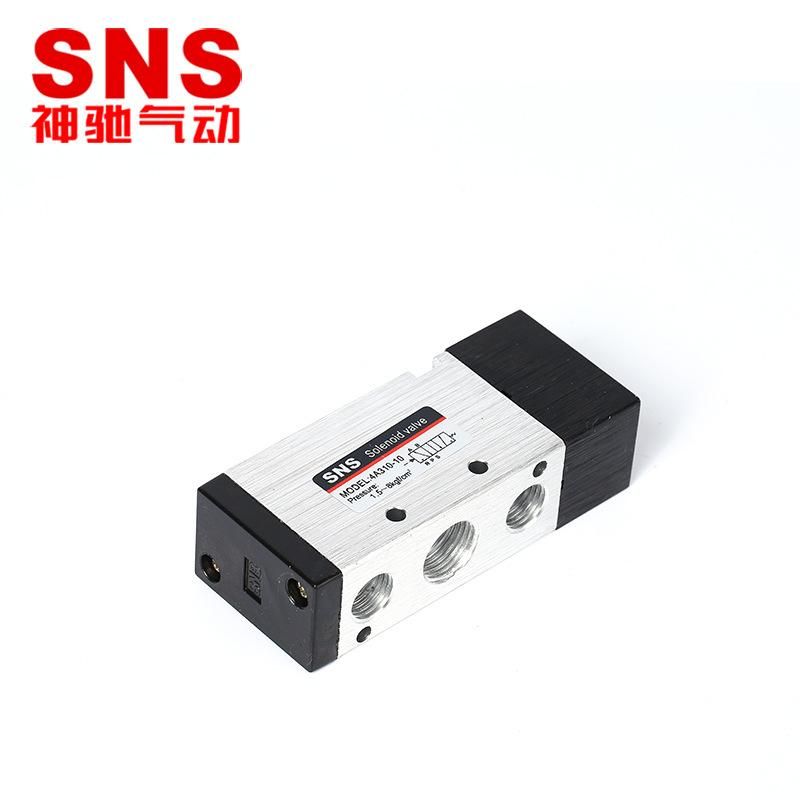 Pneumatic Control Valve Pneumatic Control Valve 4A Series Reversing Valve Two Sides Air Port Control SNS Shenchi Pneumatic Wholesale