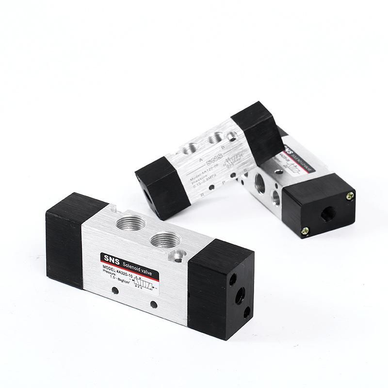 Pneumatic Control Valve Pneumatic Control Valve 4A Series Reversing Valve Two Sides Air Port Control SNS Shenchi Pneumatic Wholesale