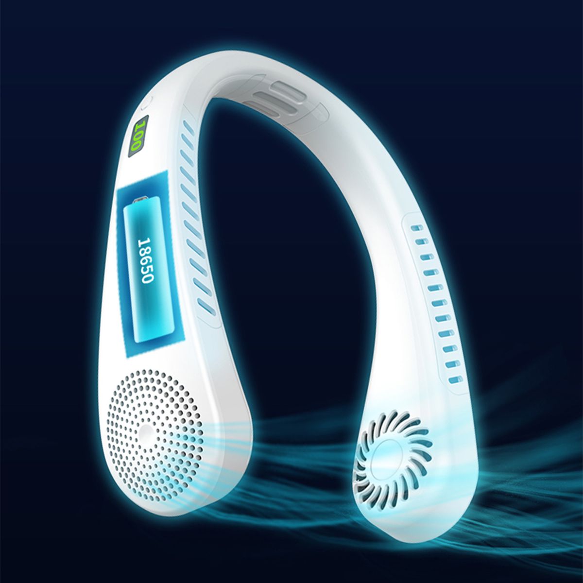 Portable Neck Fan Hands Free Bladeless Neck Fan, 360°
