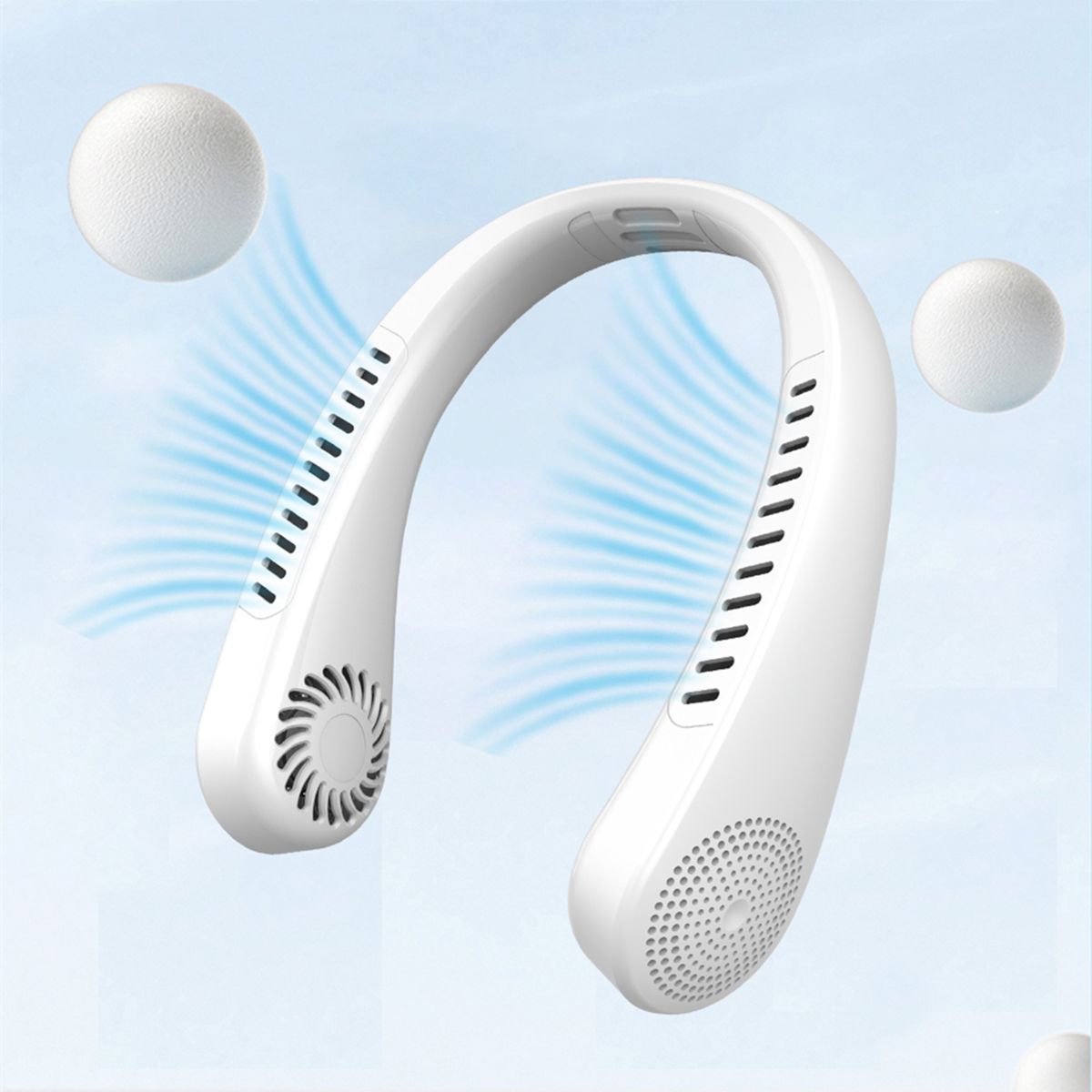 Portable Neck Fan Hands Free Bladeless Neck Fan, 360°