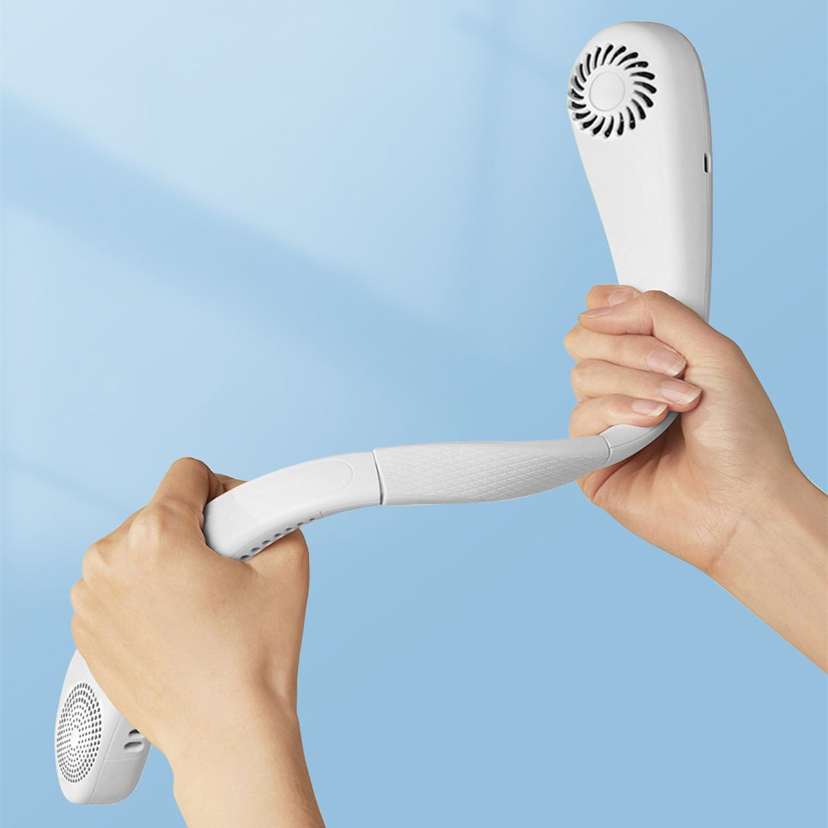 Portable Neck Fan Hands Free Bladeless Neck Fan, 360°
