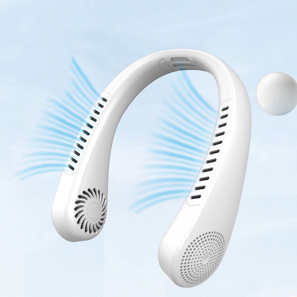Portable Neck Fan Hands Free Bladeless Neck Fan, 360°