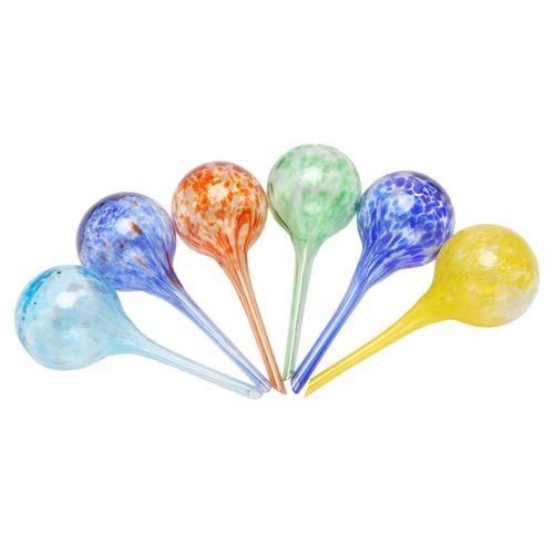 6Pcs Glass Watering Globes, Automatic Drippers