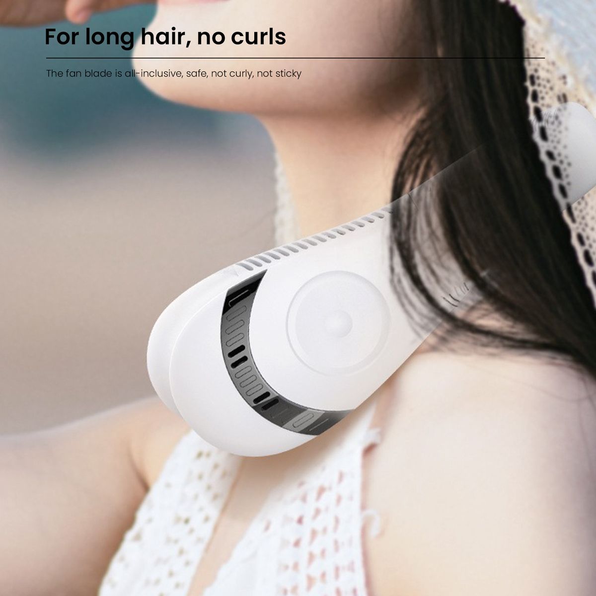 Portable Neck Fan Hands Rechargeable Personal Fan