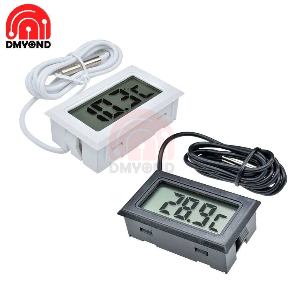 Mini Digital LCD Probe Fridge Freezer Thermometer Sensor