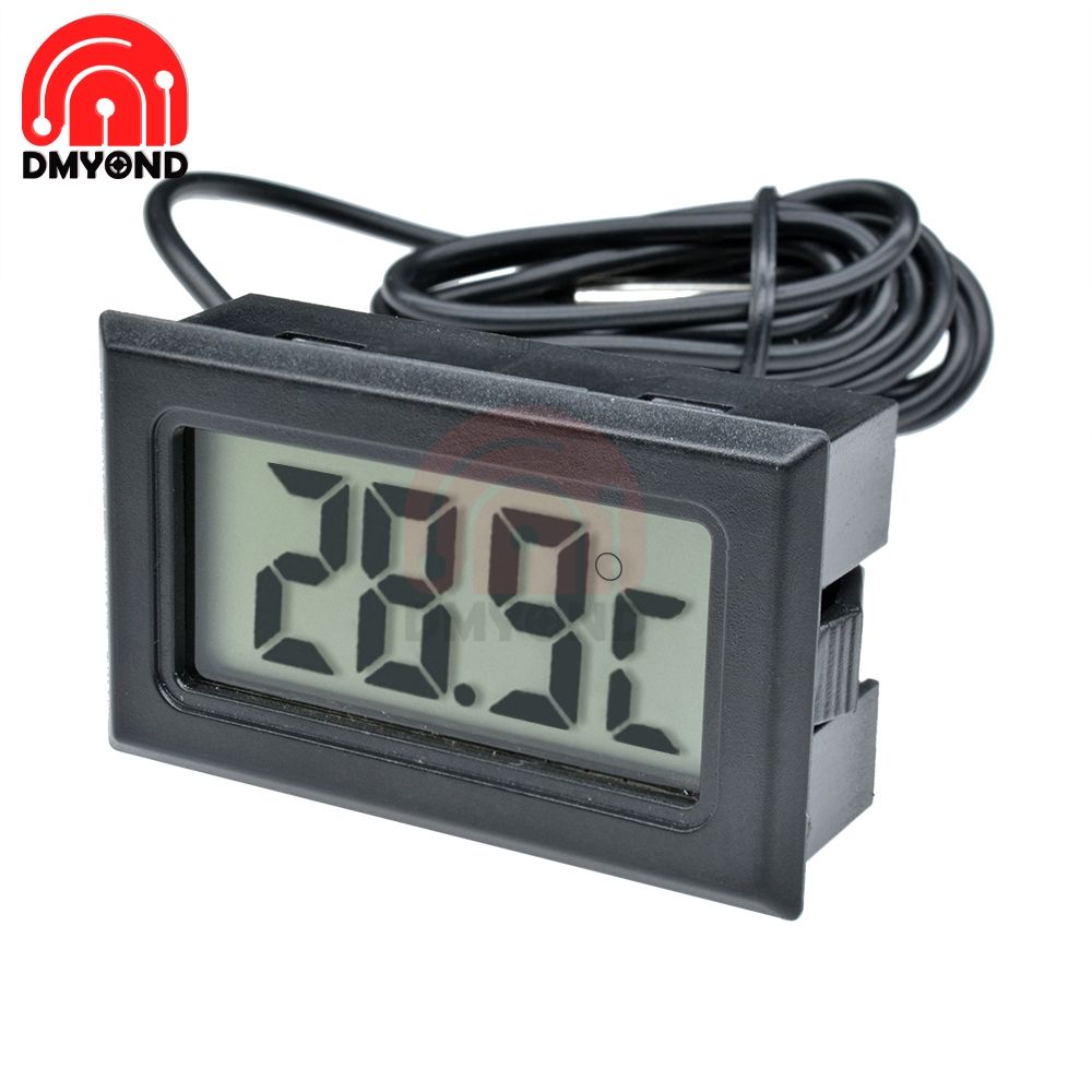 Mini Digital LCD Probe Fridge Freezer Thermometer Sensor