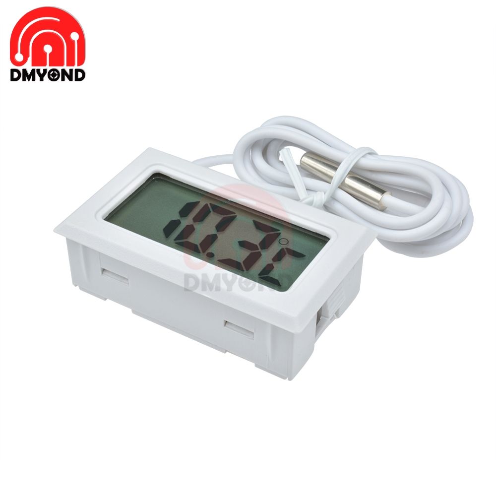 Mini Digital LCD Probe Fridge Freezer Thermometer Sensor